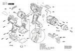 Bosch 3 601 JF1 200 Gsb 14,4 Ve-Ec Cordless Drill Driver 14.4 V / Eu Spare Parts